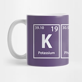 Kph (K-P-H) Periodic Elements Spelling Mug